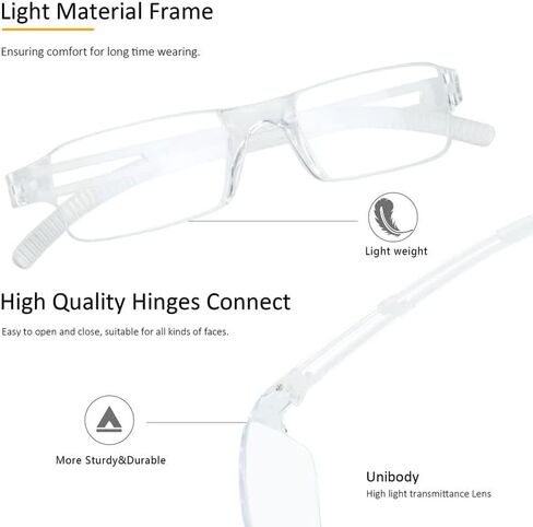 8 Pack Reading Glasses, Blue Light Blocking Computer Reading Glasses, Anti Glare Lightweight Readers in Kuwait