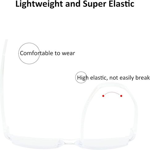 8 Pack Reading Glasses, Blue Light Blocking Computer Reading Glasses, Anti Glare Lightweight Readers in Kuwait
