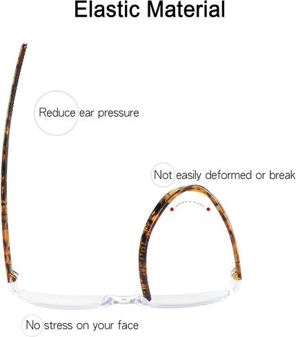 8 Pack Reading Glasses, Blue Light Blocking Computer Reading Glasses, Anti Glare Lightweight Readers in Kuwait
