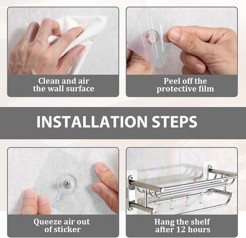 20Pcs Drill Free Adhesive Hooks, Upgraded Adhesive Wall Mount Screw Hooks, Seamless Screws for Wall Mount, Picture Wall Hangers Without Nails for Kitchen, Bathroom, Home, Office in Saudi Arabia