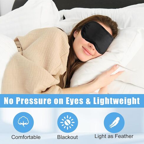 50 عبوة من قناع العين للنوم، معصوب العينين خفيف الوزن، معصوب العينين لألعاب الحفلات، أقنعة النوم مع وسادة أنف وحزام مطاطي، قناع نوم للنوم أثناء السفر، غطاء عين للنساء والرجال، 12 لونًا in Kuwait