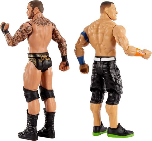 مجموعة WWE John Cena vs Randy Orton Championship Showdown 2 Pack 6 in Action Figures Friday Night Smackdown Battle Pack للأعمار من 6 سنوات فما فوق in Kuwait