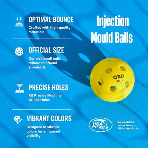 OZO Indoor Pickleball Ball Sets in Saudi Arabia