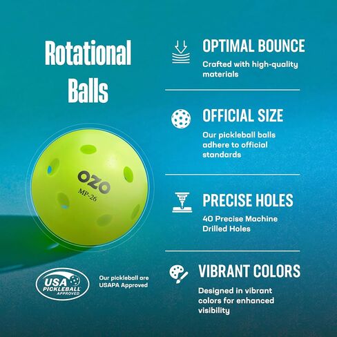 OZO Indoor Pickleball Ball Sets in Saudi Arabia