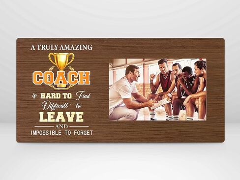 Orchroma A Truly Amazing Coach is Hard to Find Picture Frame - Best Coach Gifts,Coach Birthday Retirement Thanksgiving Gifts,Graduation Gifts for Coach,Thank You Teacher Mentor Coach Picture Frame in Kuwait