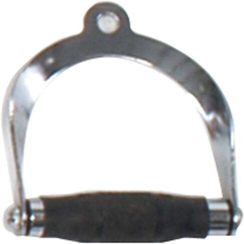 ملحق مقبض دوار ممتاز بقبضة واحدة لأنظمة ماكينات الكابلات من باور سيستمز، كروم (61966)، أسود in Kuwait