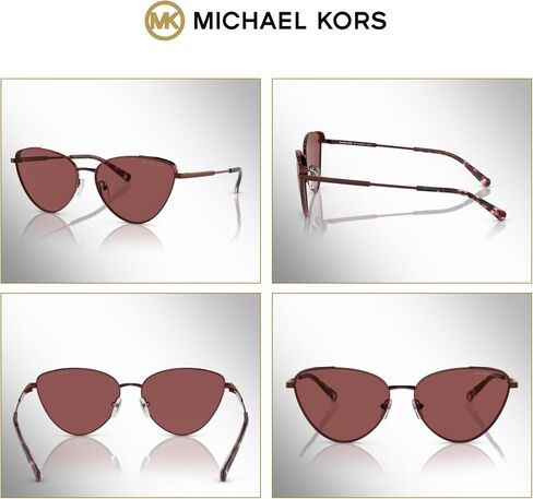 Michael Kors Cortez MK1140 Cat Eye Sunglasses for Women + BUNDLE With Designer iWear Complimentary Eyewear Kit in Saudi Arabia