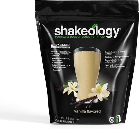 shakeology Whey Protein Powder Blend - Gluten Free, Superfood Protein Shake with Vitamins and Minerals - Helps Support Healthy Weight Loss, Lean Muscle Support, Gut Health - Vanilla, 30 Servings in Saudi Arabia