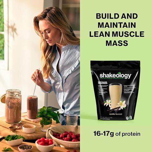 shakeology Whey Protein Powder Blend - Gluten Free, Superfood Protein Shake with Vitamins and Minerals - Helps Support Healthy Weight Loss, Lean Muscle Support, Gut Health - Vanilla, 30 Servings in Saudi Arabia