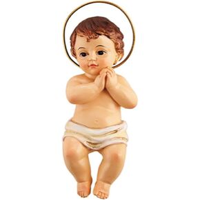 Needzo Small Baby Jesus Figurine for Nativity Sets Indoor, Religious Christmas Decorations for Home, 4 Inch