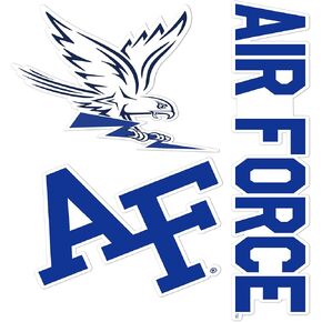 Desert Cactus United States Air Force Academy Stickers Fightin Falcons USAFA Vinyl Decals Laptop Water Bottle Car Scrapbook T5 (Type 5-1)