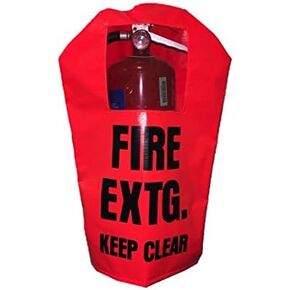 5-PACK FIRE EXTINGUISHER COVER (PEK 250) - 5 pack - WITH WINDOW - Small, fits 5-10 lbs extinguishers in Saudi Arabia