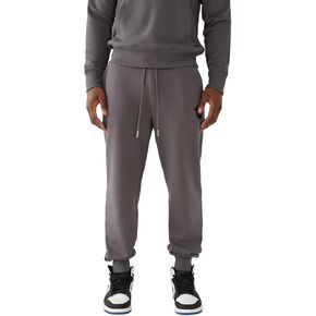 True Religion Brand Jeans Men's Metallic Horseshoe Jogger, Ironside Grey