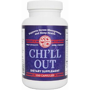 Snap Dynasty Chi’ll Out - 60ct Capsules, Pack of 1 - Plant Based Supplement, Non Sedative Support for Sleep & Stress, Naturally Support Sleep Health & Stress Management