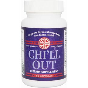 Snap Dynasty Chi’ll Out - 60ct Capsules, Pack of 1 - Plant Based Supplement, Non Sedative Support for Sleep & Stress, Naturally Support Sleep Health & Stress Management
