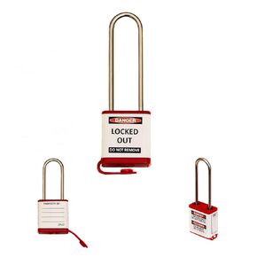 Zing Green Products 810KA-RED Extreme Environment Padlock, Keyed Alike, Red, 3" Shackle