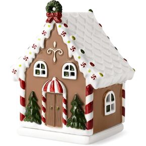 SALKING Christmas Wax Melt Warmer, Gingerbread House Electric Wax Warmer for Scented Wax, Holiday Decor Wax Melter Winter Fragrance Warmer for Aromatherapy, Candle Wax Warmer Oil Burner
