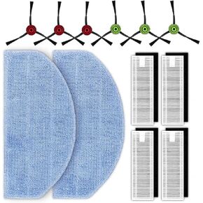 (12 Pieces) HEPA Filter Compatible With Robotic Vacuum Tikom G8000/G8000 Pro, Robot Vacuum Cleaner Filter Kit, Replacement Parts 12 Filters Accessory Kit