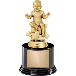 Crown Awards 6.5" Baby Sitting Award On Round Trophy Base