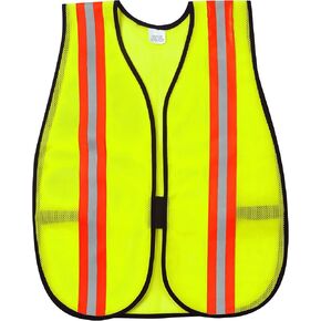 MCR Safety CRWV201 Crews General-purpose Safety Vest, Orange