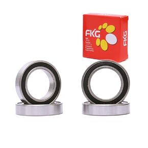 FKG 6704-2RS 20x27x4mm Deep Groove Ball Bearing Double Rubber Seal Bearings Pre-Lubricated 4 Pcs