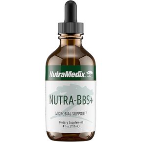NutraMedix Nutra-BBS+ - Herbal Supplement for Microbial, Antioxidant and Immune Support - with Elecampane + Jalapa Root, Artemisia Annua and Capirona Bark (4 oz)