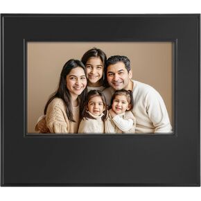 30S Voice Recordable Picture Frame ertical or Horizontal,7.5 x 6.3 Photo Frame Tabletop & Wall Mount, Gifts for Boys & Girls, Mother, Father, Grandparents, Birthday, Christmas (Black)