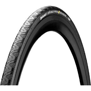 Continental Grand Prix 4 Season Black Edition Road Bike Tire - Vectran Puncture Protection, DuraSkin Sidewall Protection, Folding Bike Tire (700x23, 700x25, 700x28, 700x32)