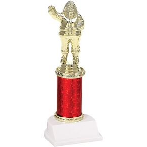 Christmas Santa Trophy with 3 Lines of Custom Text