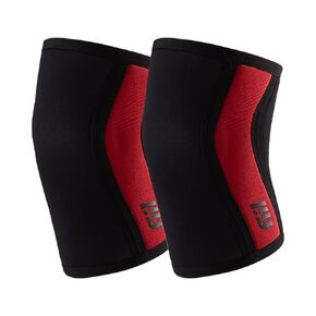 Knee Sleeves (1 Pair) 7mm Neoprene Thick High-Performance Knee Compression Support For Squats for Weightlifting, Powerlifting, Squatting & Fitness Activities for Men and Women (burgundy, Medium)