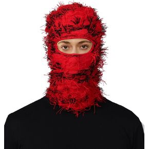 Distressed Balaclava Ski Masks for Men/Women, Shiesty Mask Neck Warmer Full Face Balaclava Face Mask for Cold Weather