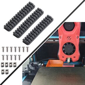 FYSETC Voron2.4 R2 Printer Accessories - Hotend Nozzle Cleaning Brush Kit: 3pcs Silicone Nozzle Wiper Replacements No Printable Part 3D Printing Cleaner Tool for Extruder Filament Residue