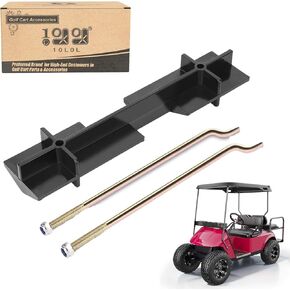 10L0L Battery Hold Down Plate with Rods Kit for EZGO TXT 1994-up 36 Volt Electric Golf Cart, OEM# 70045G01 70045-G01 01101G01 01101-G01