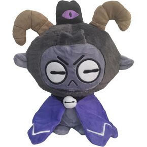 Cult of The Lamb Plush 7.8" Games Plushies Toy for Boys Girls Soft Stuffed Animal Pillow Doll Gift for Fans Kids (Grey)