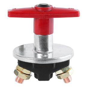 Battery Isolator Switch Cut Off Main Vehicle Car Modify Isolator Disconnector Rotary Truck Boat Auto Car Power Kill Switch 300A 12V 24V