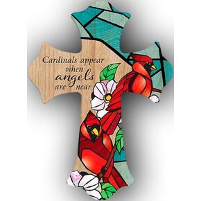 صليب حائط كارسون مقاس 10.5 بوصة "ظهور الكاردينالز" - صليب معلق كهدية تذكارية - هدية الفجيعة للجنازات - ديكور كاردينال in Kuwait
