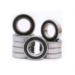 FKG 6006-2RS 30x55x13mm Deep Groove Ball Bearing Double Rubber Seal Bearings Pre-Lubricated 10 Pcs
