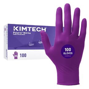 KIMTECH™ Polaris™ Nitrile Exam Gloves (62770), 5.9 Mil, Ambidextrous, 9.5", XS, 100 Nitrile Gloves/Box