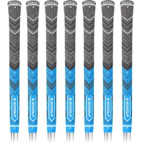 Gowolf Golf Grips Cord Rubber Multi-compound Hybrid Golf Club Grips Golf Driver Irons Club Grips 7pcs Grips