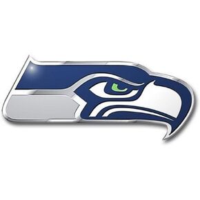 NFL Officially Licensed Seattle Seahawks 4" Team Logo Color Emblem
