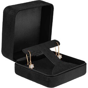 Ultrasuede Feathery Soft Touch Necklace Box - Premium Chain & Necklace Jewelry Gift Box for Men & Women - Necklace Case with Matching Interior and Ultrasuede Matching Outer Box