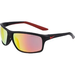 Nike Adrenaline 22-M DV2155 010 Sunglasses Matte Black/Grey/Red Mirror 64mm