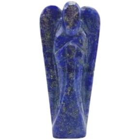 GEMSCITE Clear Quartz Guardian Angel Crystal Healing Feng Shui Gift Reiki Psychic Energy Meditation Health Wealth Luck Deflector Metaphysical Gemstone Spiritual Fear (1 inches)