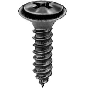 100#8 X 5/8" Phillips Oval #6 Head Sems Flush Washer