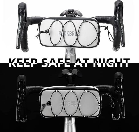 ROCKBROS Bike Handlebar Bag Bicycle Front Bag Storage Bags Water Repellent Large Capacity Bicycle Bag Pouch for Cycling Road Mountain Bike E-bike Professional Bike Accessories in Saudi Arabia
