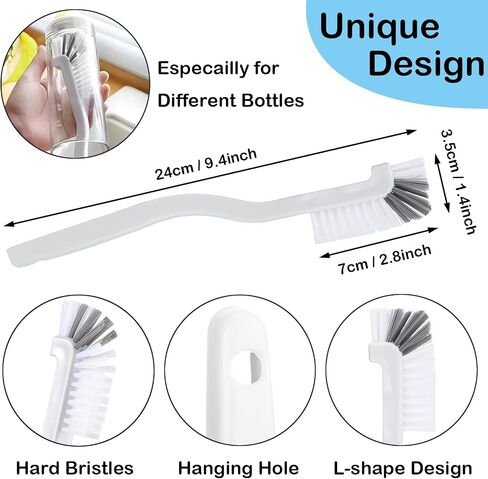 10 Pcs Hard Bristle Crevice Cleaning Brush for Household Use, Multifunctional Gap Cleaning Brush Tools, Bathroom Cleaning Brush, Grout Brush, Cleaning Brush Set for Kitchen Bathroom Window Toilet in Saudi Arabia