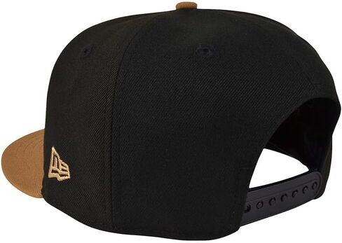New Era LA Los Angeles Dodgers 9FIFTY Cooperstown Dodgers Stadium الذكرى الأربعين (1962-2002) قبعة برقعة جانبية، قبعة سوداء تان in Saudi Arabia