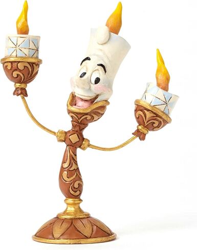 Disney Traditions by Jim Shore “Beauty and the Beast" Lumiere Stone Resin Figurine, 4.75" in Saudi Arabia
