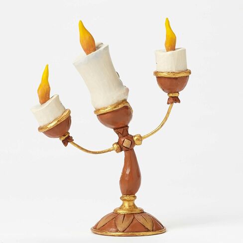Disney Traditions by Jim Shore “Beauty and the Beast" Lumiere Stone Resin Figurine, 4.75" in Saudi Arabia