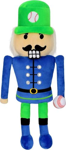iscream Plush 18.5" Baseball Nutcracker Embroidered Accent Holiday Pillow Buddy in Kuwait